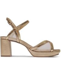 Bernardo - Celeste Mesh-Panel Sandals - Lyst