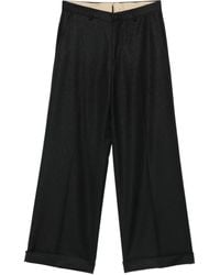 Luigi Bianchi - Pantalones de vestir con detalles de purpurina - Lyst