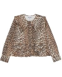Ganni - Organic Cotton Shirt - Lyst