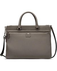 Bally - Leren Aktetas Met Reliëf - Lyst