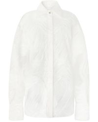 Genny - Semi-Sheer Shirt - Lyst