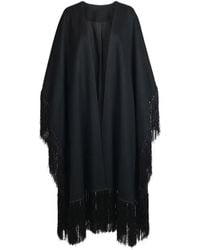 Valentino Garavani - Fringe Poncho - Lyst