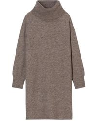 Closed - Turtleneck Long-Sleeves Mid Dress - Lyst