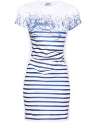 Jean Paul Gaultier - Gestreepte Mini-Jurk - Lyst