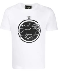 10 Corso Como - T-Shirt Mit Löwe-Print - Lyst