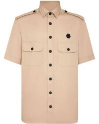 Philipp Plein - Plein Gothic Cotton Military Shirt - Lyst