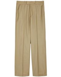 Ronny Kobo - Pleated Straight-Leg Trousers - Lyst