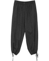 Alysi - Straight-Leg-Hose Mit Kordelzug - Lyst