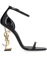 Saint Laurent - Sandalias Opyum De Charol - Lyst