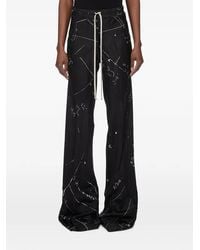 Rick Owens - Drawstring Bias Trousers - Lyst