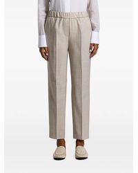 Peserico - Pantalon De Tailleur À Taille Élastique - Lyst