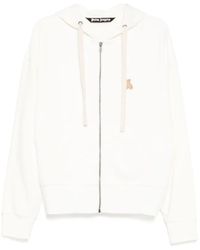 Palm Angels - Logo-Patch Zip-Up Hoodie - Lyst