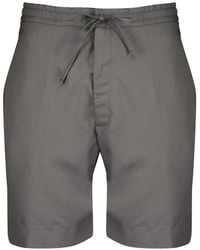 Officine Generale - Phill Drawstring-Waist Shorts - Lyst
