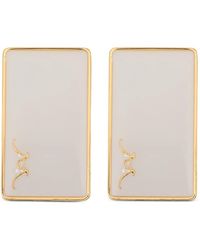ROWEN ROSE - Rectangular Earrings - Lyst