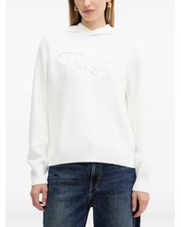 Twinset - Sudadera Con Capucha Y Cuentas - Lyst