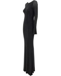 Twentyfourhaitch - Algedi Rhinestone-Embellished Maxi Dress - Lyst