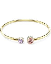 Swarovski - Chroma Crystal-Embellished Cuff Bracelet - Lyst