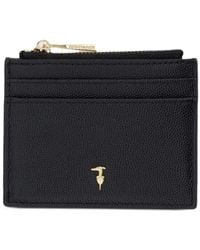 Trussardi - Cameo Leather Card Holder - Lyst