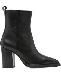 SERGIO MORETTI FIRENZE - Bottes Pointues À Talon Épais - Lyst