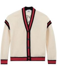 Gcds - Logo-Print Cardigan - Lyst