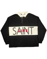 SAINT Mxxxxxx - Saint Life Long-Sleeve Polo Shirt - Lyst