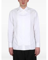 Jil Sander - Asymmetrically Zippered Casual Shirt - Lyst