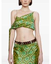 Christopher Esber - Palmira Printed Tie Top - Lyst