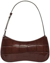 Jacquemus - Le Bisou Crocodile-Embossed Shoulder Bag - Lyst