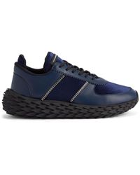 Giuseppe Zanotti - Urchin Panelled Leather Sneakers - Lyst
