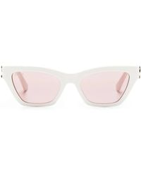 Cartier - Logo-Plaque Cat-Eye Frame Sunglasses - Lyst