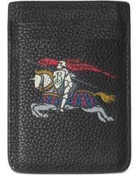 Burberry - Equestrian Knight Motif Magnetic Cardholder - Lyst