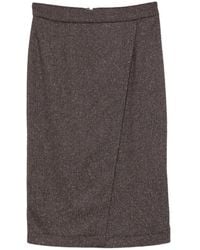 Manuel Ritz - Marl-Effect Midi Skirt - Lyst