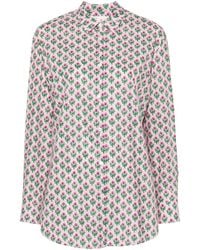 Mc2 Saint Barth - Brigitte Floral Cotton Shirt - Lyst
