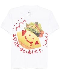 Doublet - Printed Message T-Shirt - Lyst