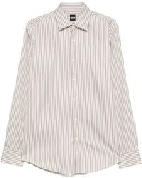 BOSS - Joe Striped Long-Sleeve Shirt - Lyst