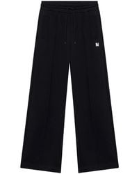MSGM - Logo-Patch Drawstring Track Pants - Lyst