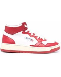 Autry - High-Top-Sneakers Mit Einsätzen - Lyst