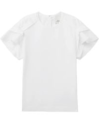 3.1 Phillip Lim - Draped-Detail T-Shirt - Lyst