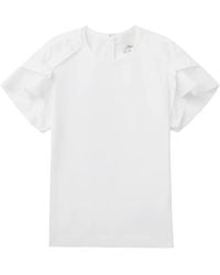 3.1 Phillip Lim - Draped-Detail T-Shirt - Lyst