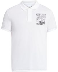 Lacoste - Movement Poloshirt Met Print - Lyst