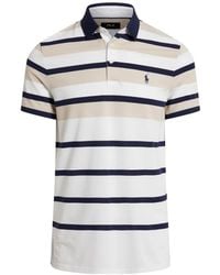 Ralph Lauren - Striped-Pattern Short-Sleeve Polo Shirt - Lyst