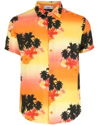Amir Slama - Tropical Print Short-Sleeve Shirt - Lyst