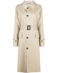Maison Margiela - Single-Breasted Trench Coat - Lyst