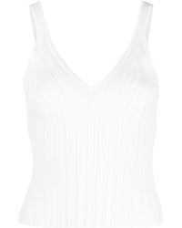 Helmut Lang - Top Angela con scollo a V - Lyst