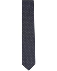 Canali - Geometric-Pattern Silk Tie - Lyst
