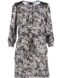 Edun - Blotchy Print Shift Dress - Lyst