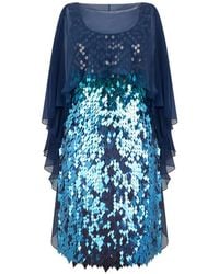 Alberta Ferretti - Sequin-Embellished Mini Dress - Lyst