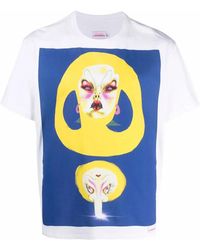 Charles Jeffrey - Artwork Cotton T-Shirt - Lyst