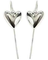 Otiumberg - Carved Heart Hook Earrings - Lyst