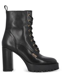 Pinko - Lace-Up Platform Ankle Boots - Lyst